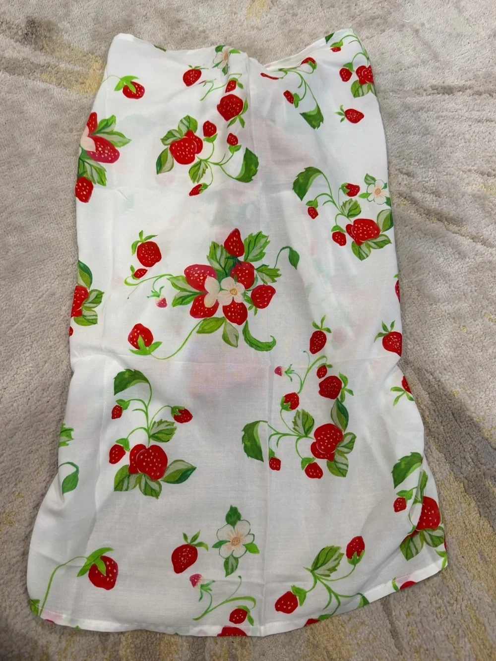 PQ Swim Strawberry Fields Sarong Swim Cover Up Pareo Skirt NWT $94 Retail